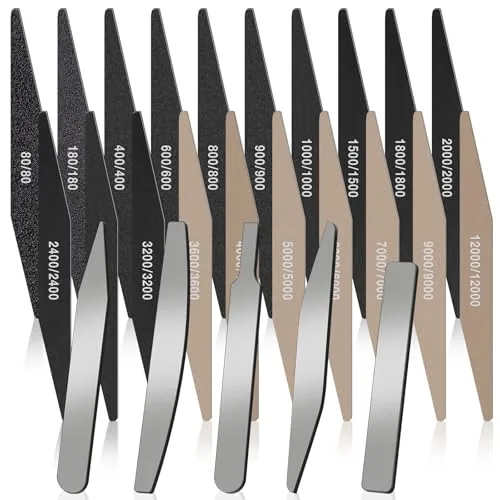 25 Piece Hobby Model Polishing Hand Files Tool Set 5 pcs #10000