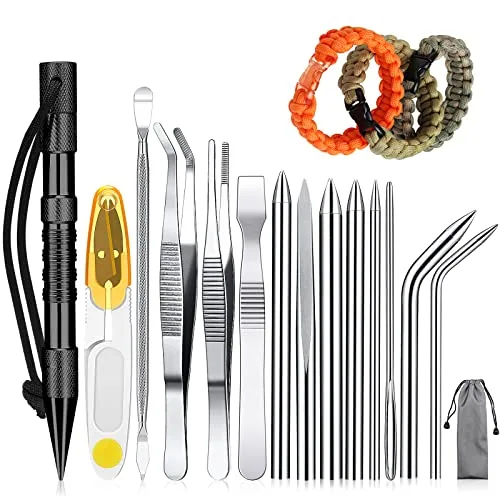 14 Piece Paracord FID Set, Black