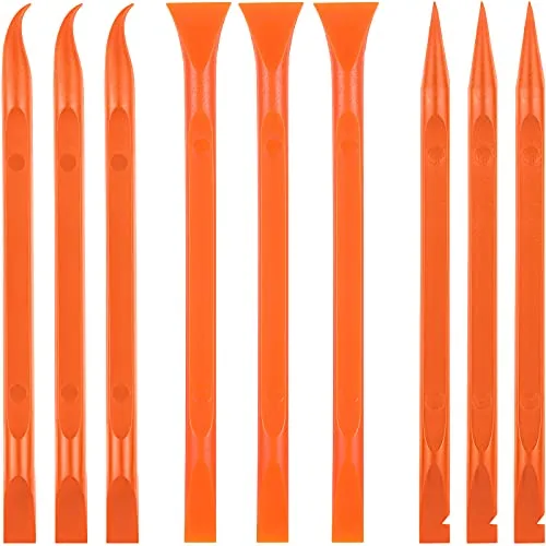 9 Piece Cleaning Scraper Tool, Orange