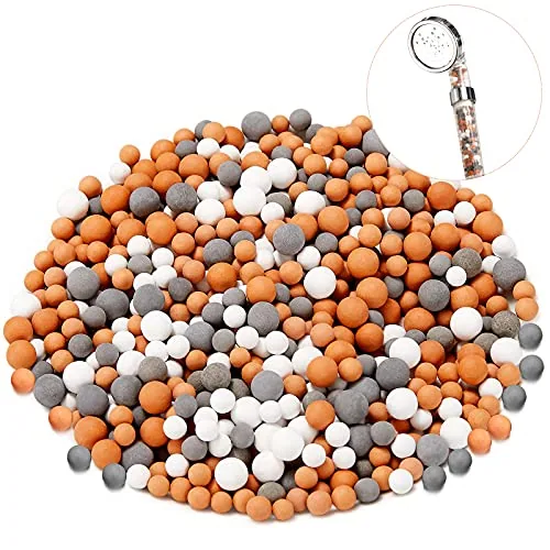 6 Piece Replacement Shower Filter Beads Anion Mineral Balls