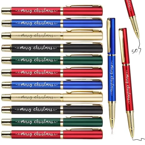 30 Piece Christmas Pens Bulk Thank You Employees Gifts Merry