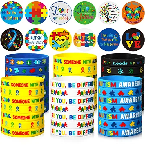 72 Piece Autism Awareness Party Favor