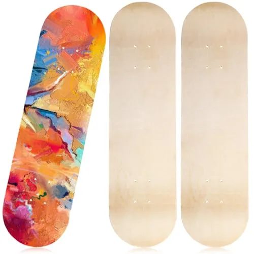 3 Piece Blank Skateboard Decks Bulk, Wood