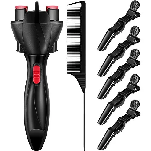 7 Piece Automatic Hair Twister Machine, Black