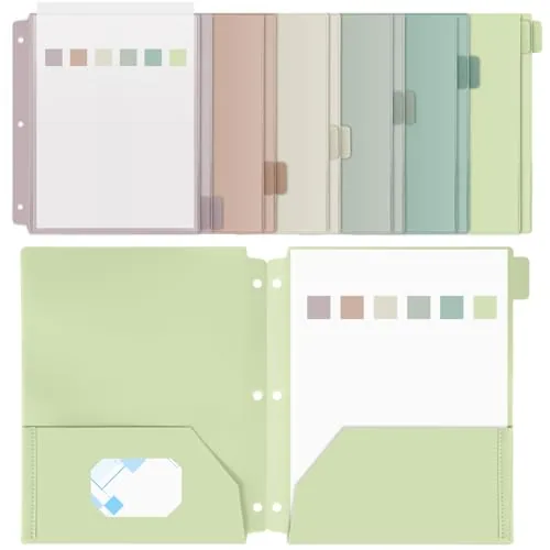 12 Piece Plastic Folders