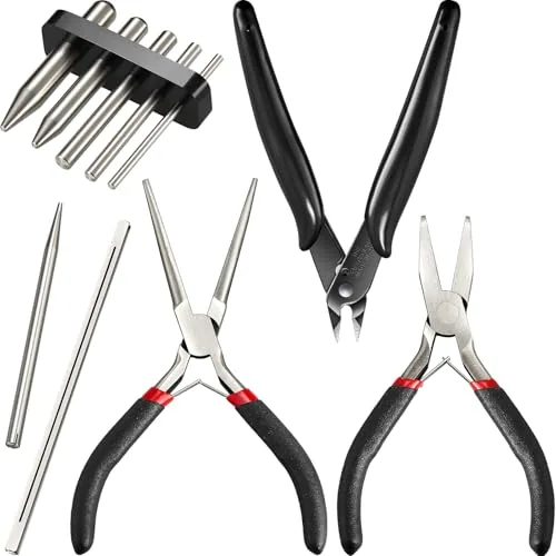 10 Piece Metal Earth Tool Kit Pliers Bending Tools