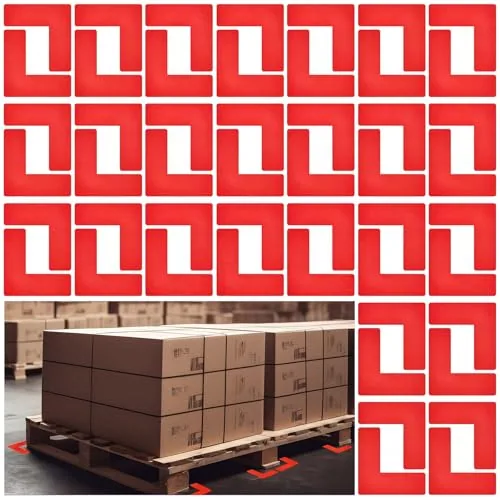 50 Piece 5s Location Marking Corner, Red