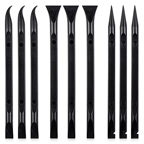 9 Piece Cleaning Scraper Tool, Black