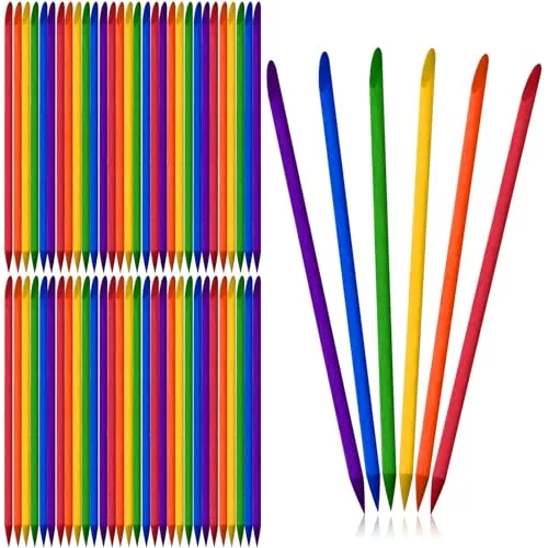 150 Piece Colorful Wooden Stylus