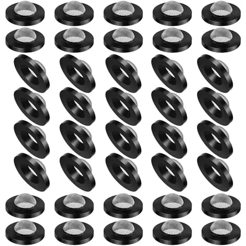 40 Piece Tatuo 40 pcs Hose Washer, Black