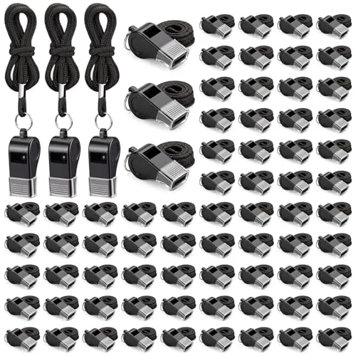 72 Piece Whistle, Black