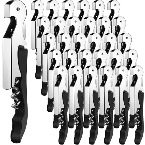 30 Piece Folding Wine Key, Black