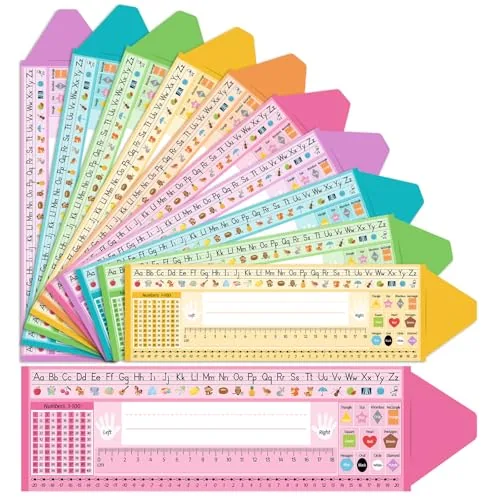 40 Piece Colorful Crayon Desk Name Plates