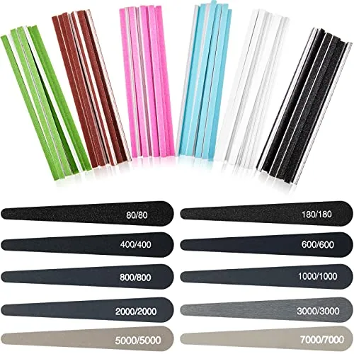 70 Piece Sanding Sticks Polishing Sticks Fine Sanding Twig Coded
