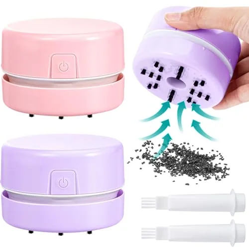 2 Piece Diamond Painting Tool Cleaner, Pink