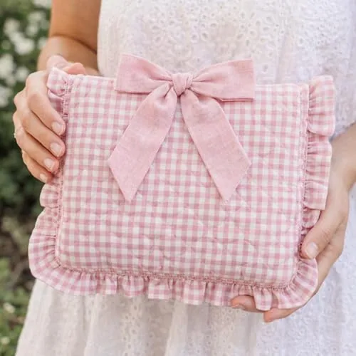 Quilted Bible Cover Case Book Sleeve, Pink