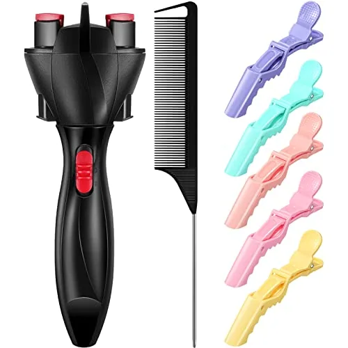 7 Piece Automatic Hair Twister Machine, Multicolour