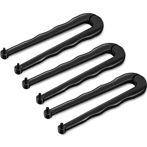 3 Piece Steel Adjustable Face Spanner Wrench Pin Pliers, Black