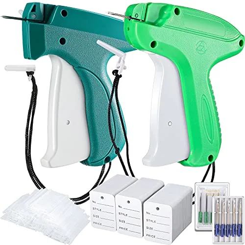 1112 Piece 2 Clothes Tagging Gun, Green