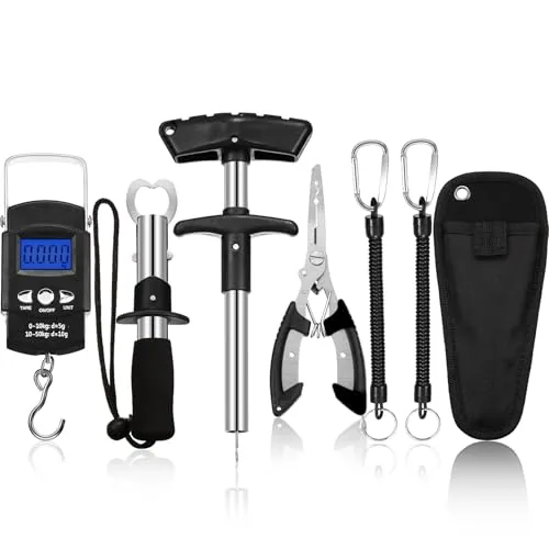 1 Piece Fishs Hook Remover Tools Kit Include 1 pcs Handheld, Silver