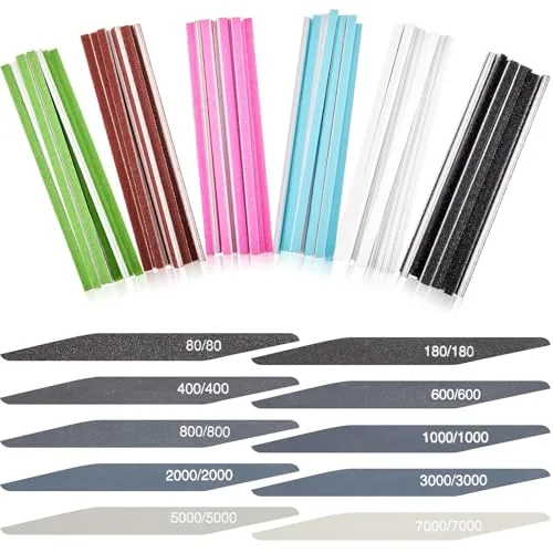 70 Piece Sanding Sticks Polishing Sticks Fine Sanding Twig Coded