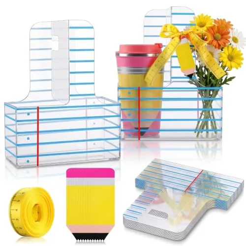 24 Piece Back to School 2 Cup Drink Carrier, Blue