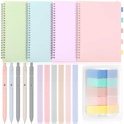 16 Piece Cute Kawaii Notebooks A5 Lined Journal Notebook Includes