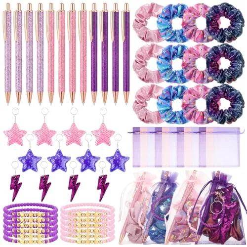 60 Piece Kpop Party Favors Include Sparkly Ballpoint Pens