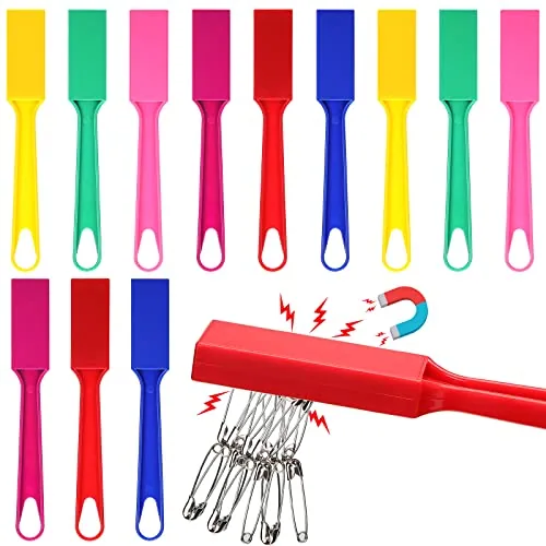 6 Piece Magnetic Magnet Wands, Pink