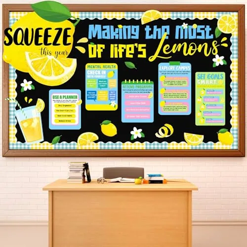 Summer Lemon Bulletin Board Decorations Squeeze This Year, Yellow
