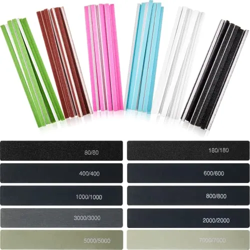 70 Piece Sanding Sticks Polishing Sticks Fine Sanding Twig Coded