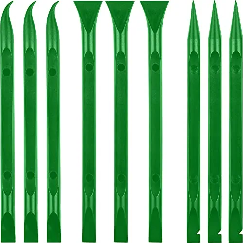 9 Piece Cleaning Scraper Tool, Green