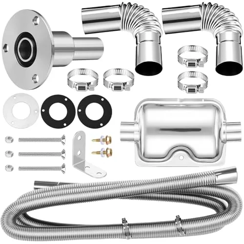 25mm x 300cm Diesel Parking Heater Exhaust Pipe and