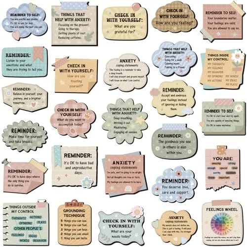 324 Piece Mental Health Stickers Motivational Positive Affirmation