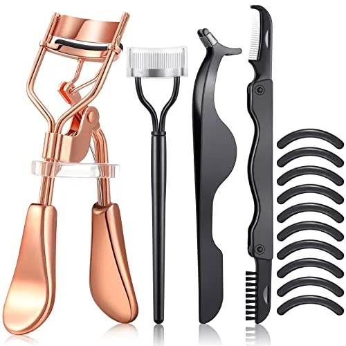 5 Piece Eyelash Curler Set Include Eyelash Curlers, Pink