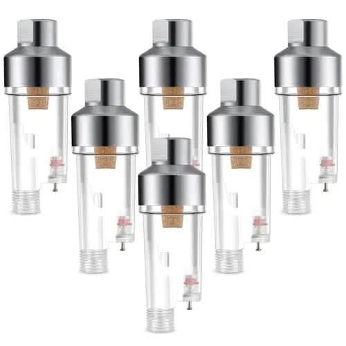 6 Piece Airbrush in-line Water Trap Mini Air Filter Connect