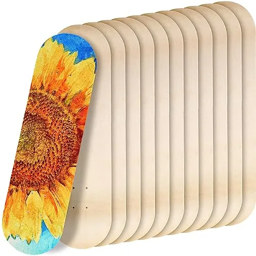 12 Piece Blank Skateboard Decks Bulk, Wood