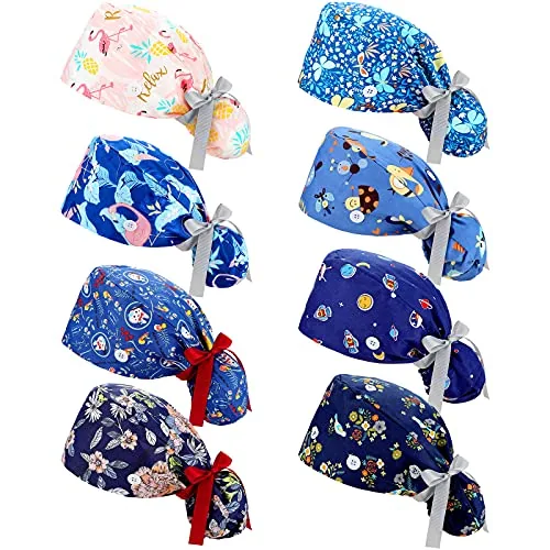 8 Piece Scrub Caps