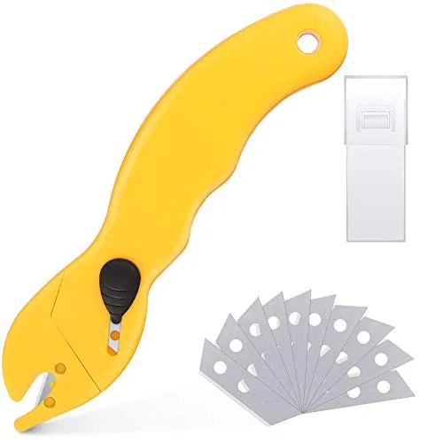 10 Piece Dual Blade Package Opener, Yellow