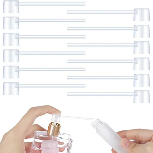 12 Piece s Perfume Dispenser Pump Perfume Refill Pump Cosmetic, Clear