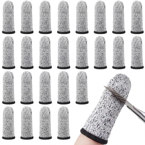 20 Piece Finger Cots, Grey