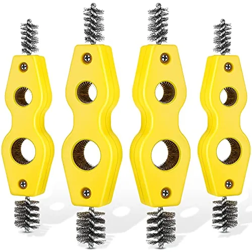 4 Piece 4-in-1 Copper Pipe Cleaner, Yellow