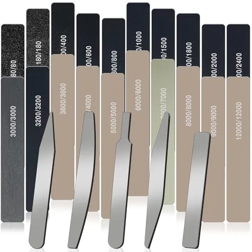 25 Piece Hobby Model Polishing Hand Files Tool Set 5 pcs #10000