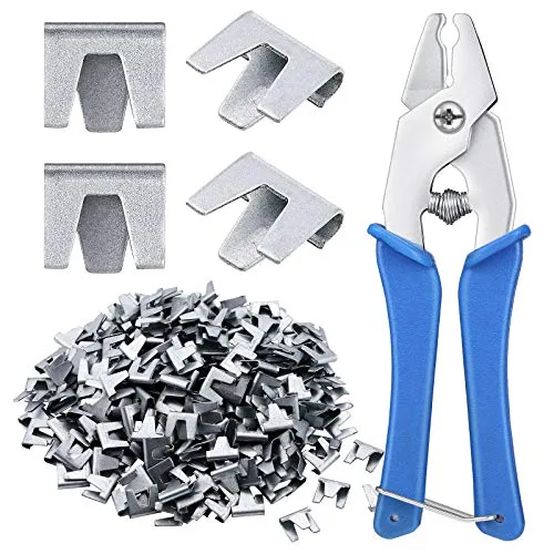 300 Piece J Clips Set, Silver