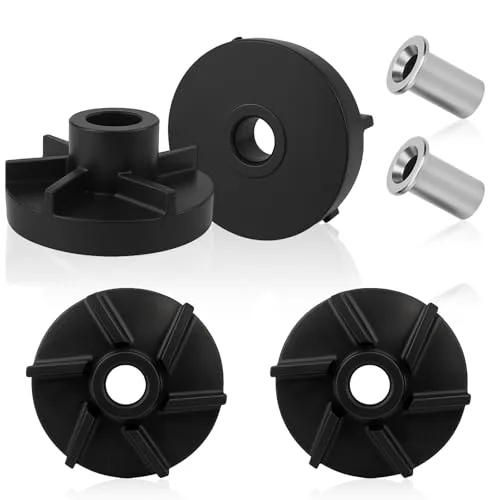 2 Piece 3587 Standard Magnetic Impeller & 3220 Bearing Sleeve, Black