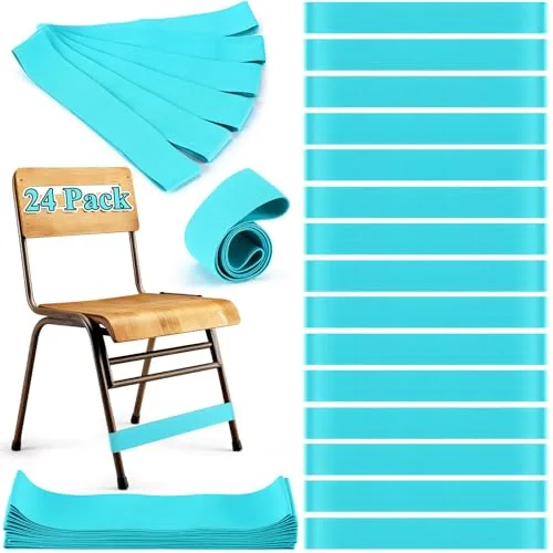 24 Piece Chair Bands, Blue