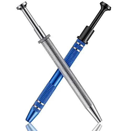 2 Piece Piercing Ball Grabber Tool, Silver