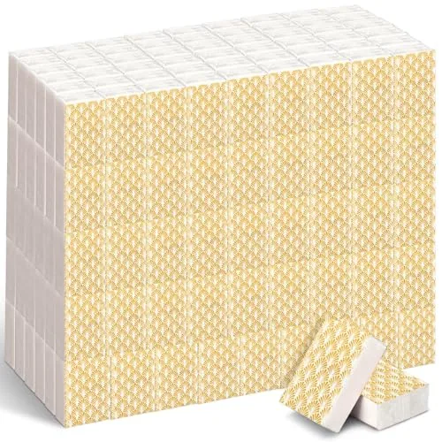 200 Piece Pocket Tissues Travel Packs Bulk 2000 Sheet Small, White