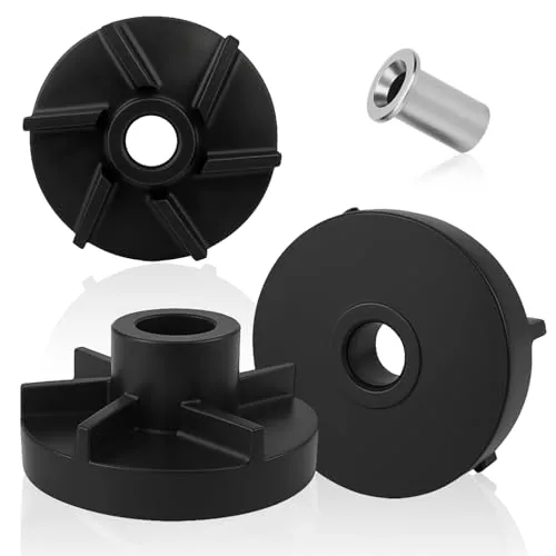 1 Piece 3587 Standard Magnetic Impeller & 3220 Bearing Sleeve, Black