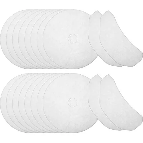 20 Piece Cloth Dryer Exhaust Filters Set Replacement Fit Compatible